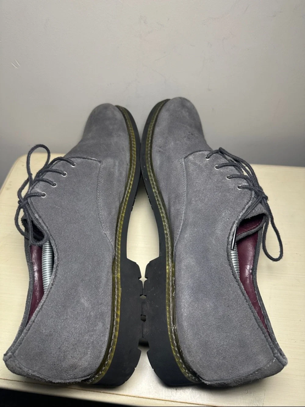 Timberland Naples trail Men's Charcoal Gray Suede Oxford Derby Shoes